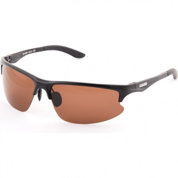 Очки поляризационные NORFIN линзы коричневые оправа алюминий 01 NF-2001